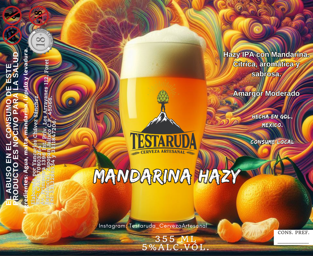 36_11x9 Etiquetas Mandarina